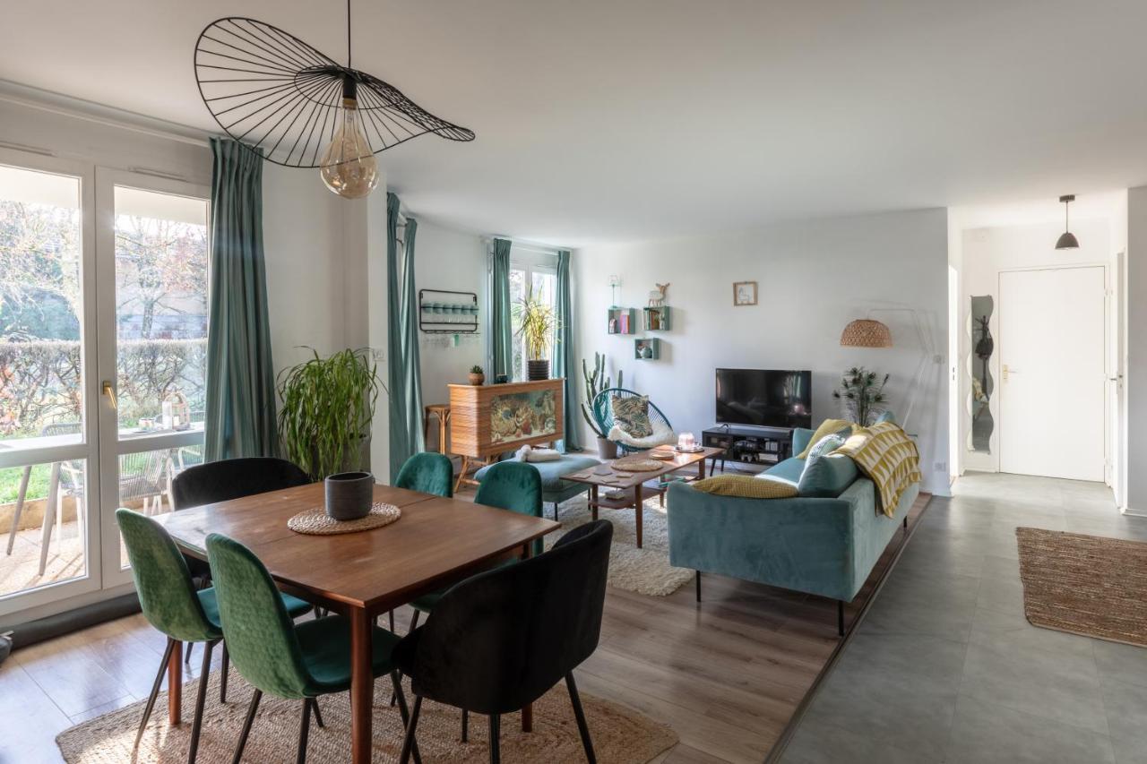 T3 Calme - Ideal Famille & Pros - Parking - Jardin - Wifi - Netflix Besancon Luaran gambar