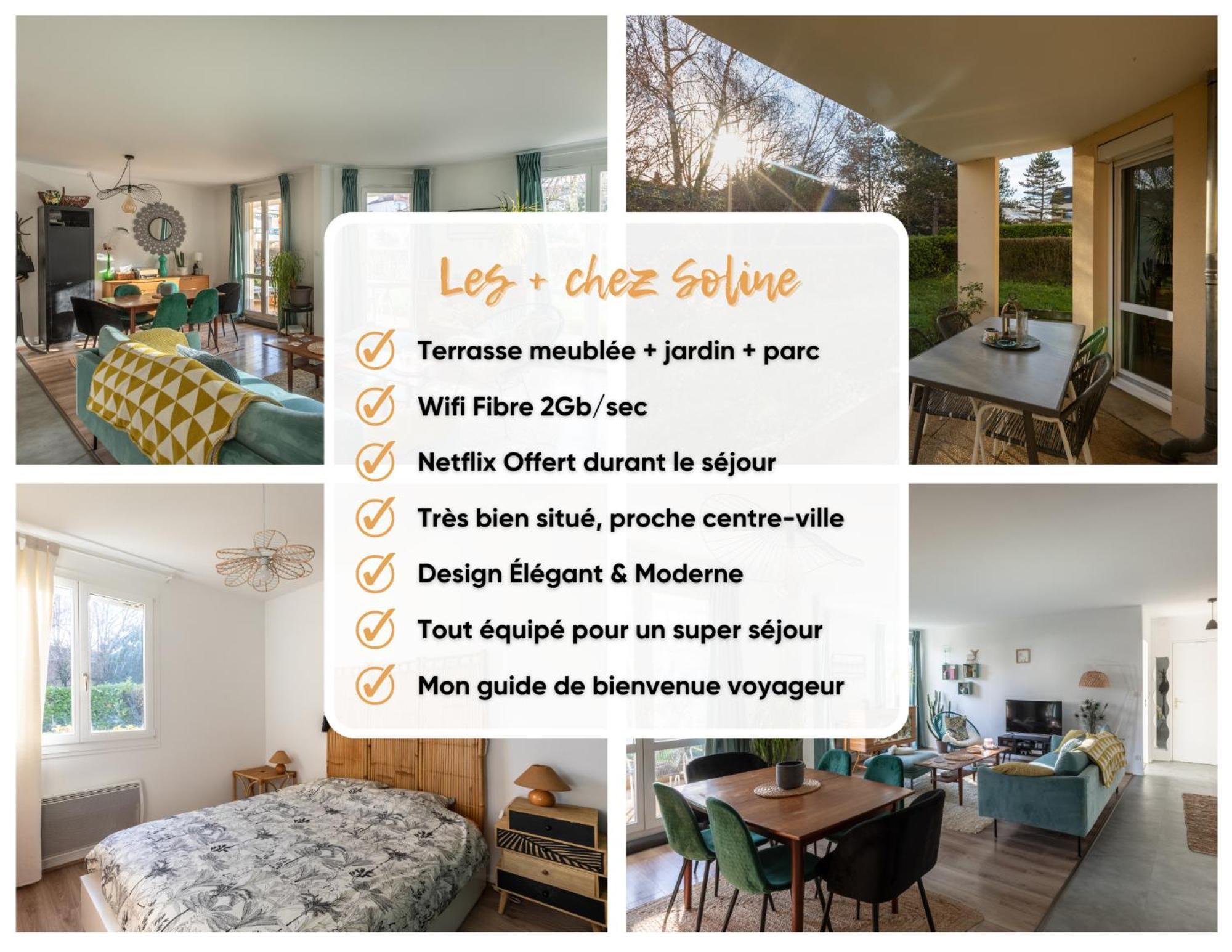 T3 Calme - Ideal Famille & Pros - Parking - Jardin - Wifi - Netflix Besancon Luaran gambar